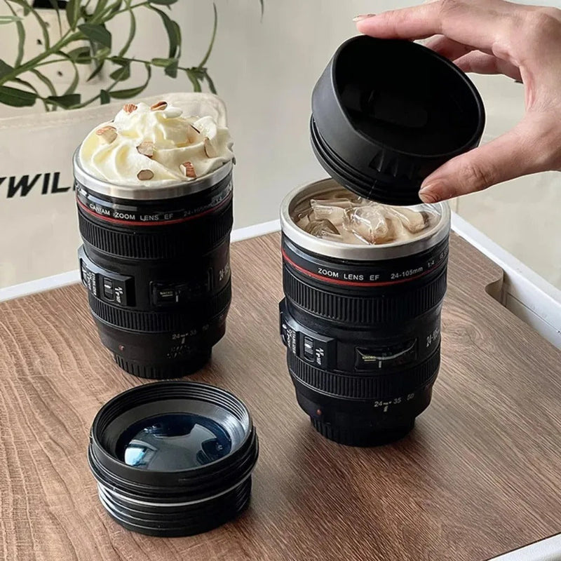 Koffiemok in Cameralens-Optiek – FocusMug