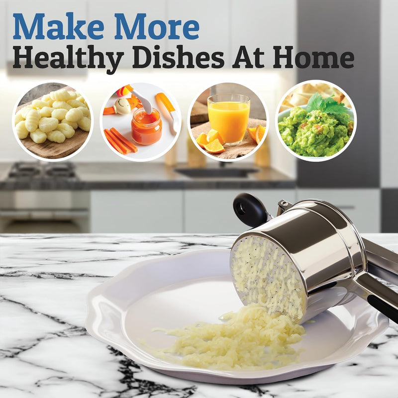 Perfecte Aardappelpuree: Zware RVS Aardappelstamper