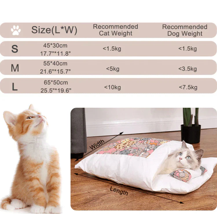 Gezellige katten slaapzak – SnugKitty