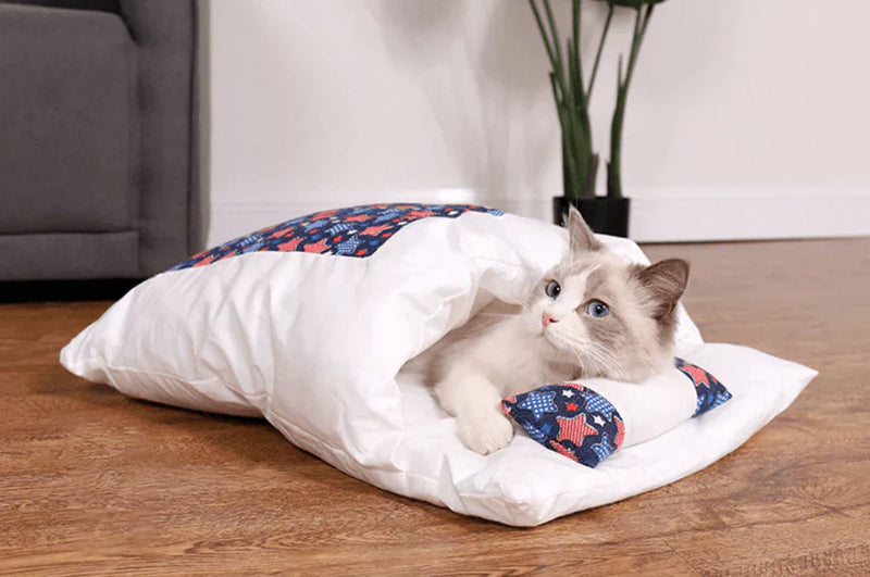 Gezellige katten slaapzak – SnugKitty