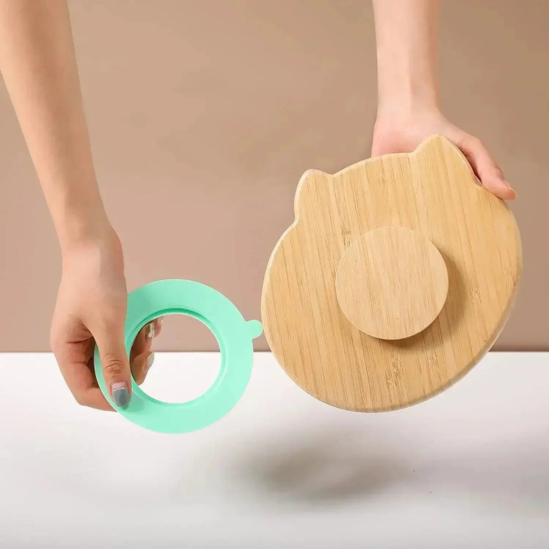 Kinder-servies set met zuignap – EcoFeast