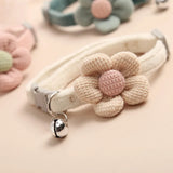 Verstelbaar kattenhalsband met bloem - FlowerCharm