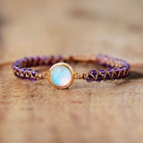 Amethist-Opal Yoga-Armband – Aurielle