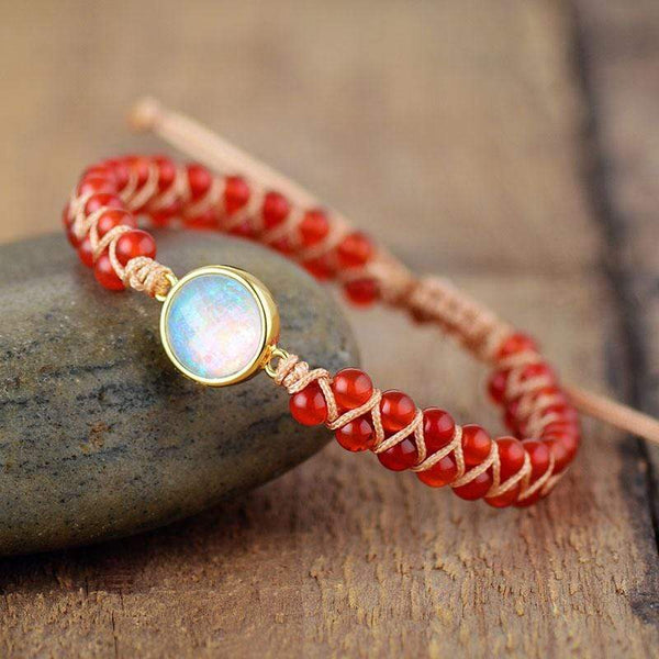Amethist-Opal Yoga-Armband – Aurielle