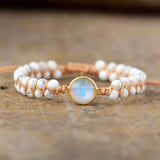 Amethist-Opal Yoga-Armband – Aurielle