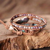 Helende Jaspis-Hart-Wikkelarmband – Amaris