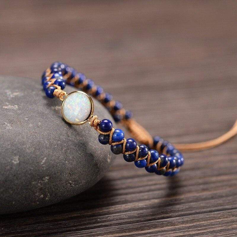 Amethist-Opal Yoga-Armband – Aurielle