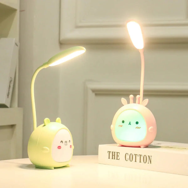 Kinderleeslamp met oogbescherming en USB-nachtlamp - BrightBuddy