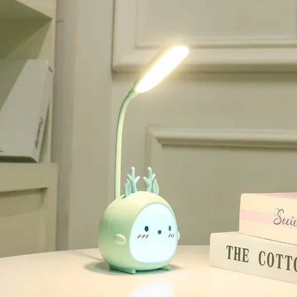 Kinderleeslamp met oogbescherming en USB-nachtlamp - BrightBuddy