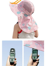 ANTI-UV KINDER ZONNEHUT MET PIJP – ZOMER BUCKET HAT VOOR JONGENS EN MEISJES