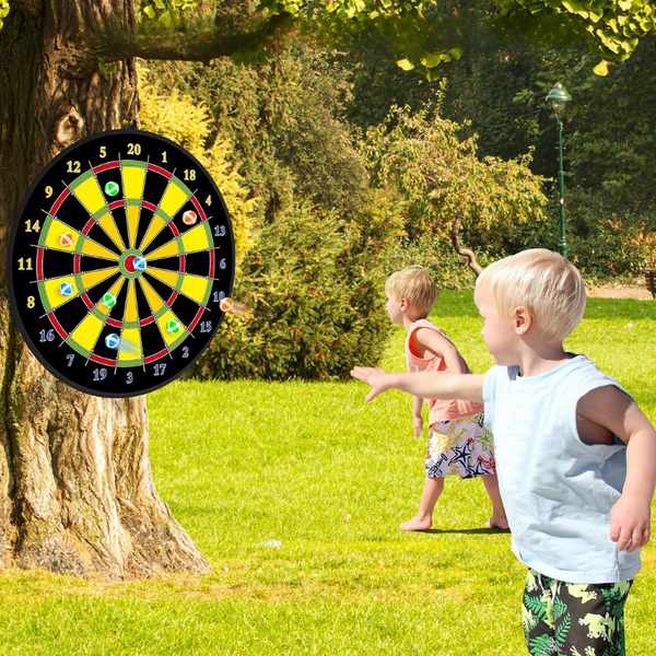 Groot Kinder-Dartbord met Plakballen en Darts – PlayTarget