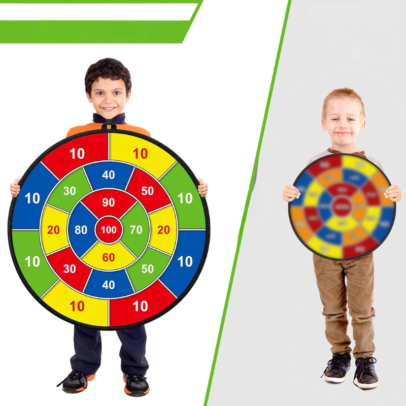 Groot Kinder-Dartbord met Plakballen en Darts – PlayTarget