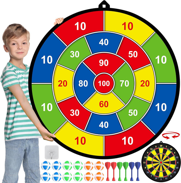 Groot Kinder-Dartbord met Plakballen en Darts – PlayTarget