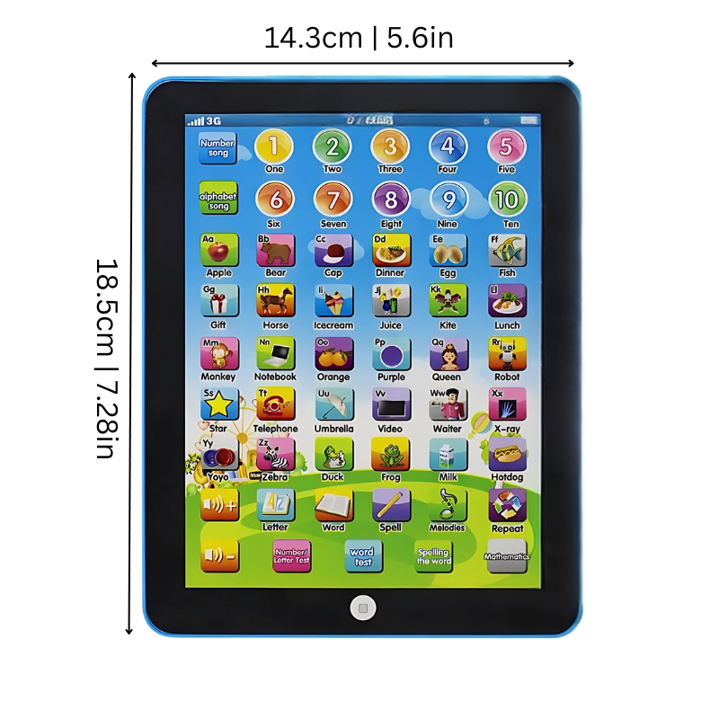 EduPlay Kindertablet 3–6 Jaar - Interactieve Leerervaring