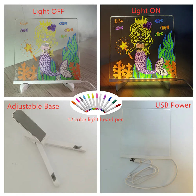 Drawing Light - Creatief LED Tekenbord voor Kinderen
