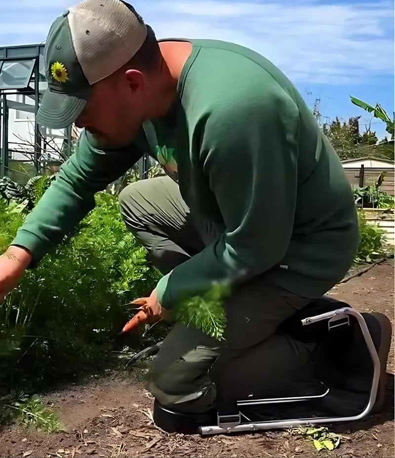 Draagbare Tuinkniebescherming en Kruk - GardenEase Duo