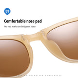 Retro opvouwbare designer zonnebril voor de zomer van 2025