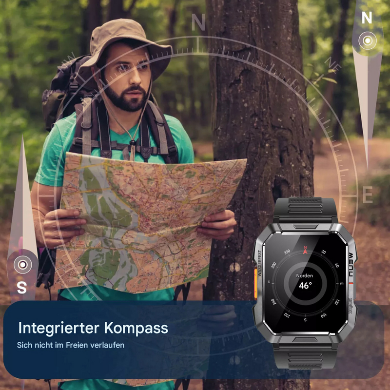 Robuuste Smartwatch voor Avonturiers - TrailMate