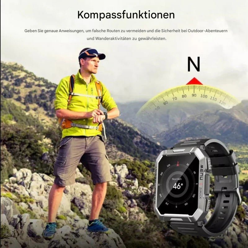 Robuuste Smartwatch voor Avonturiers - TrailMate