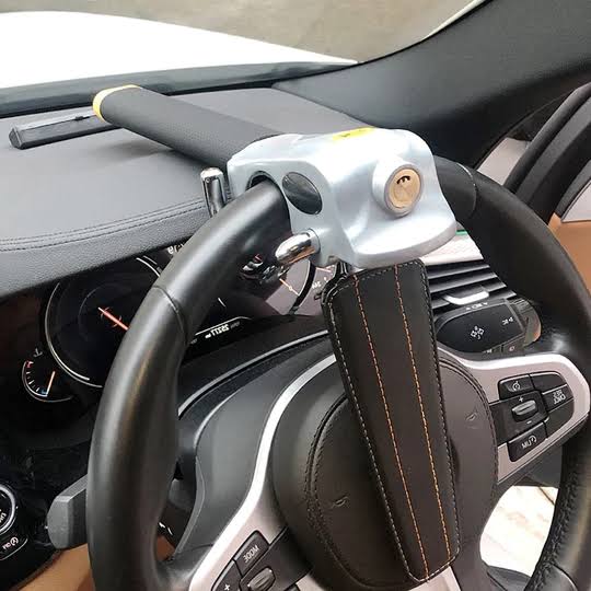 Autostuurslot - verstelbare beveiliging - diefstalpreventie