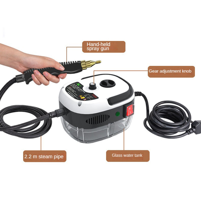 Cleenerz | Innovatieve 2500W Stoomreiniger voor Huis en Auto