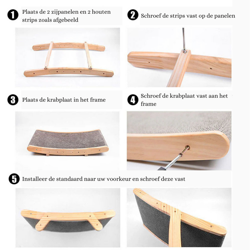 De 3-in-1 Krabpaal en Ligstoel voor Katten – ClawLounge
