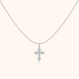 Stijlvolle kruis-halsketting – Clémence