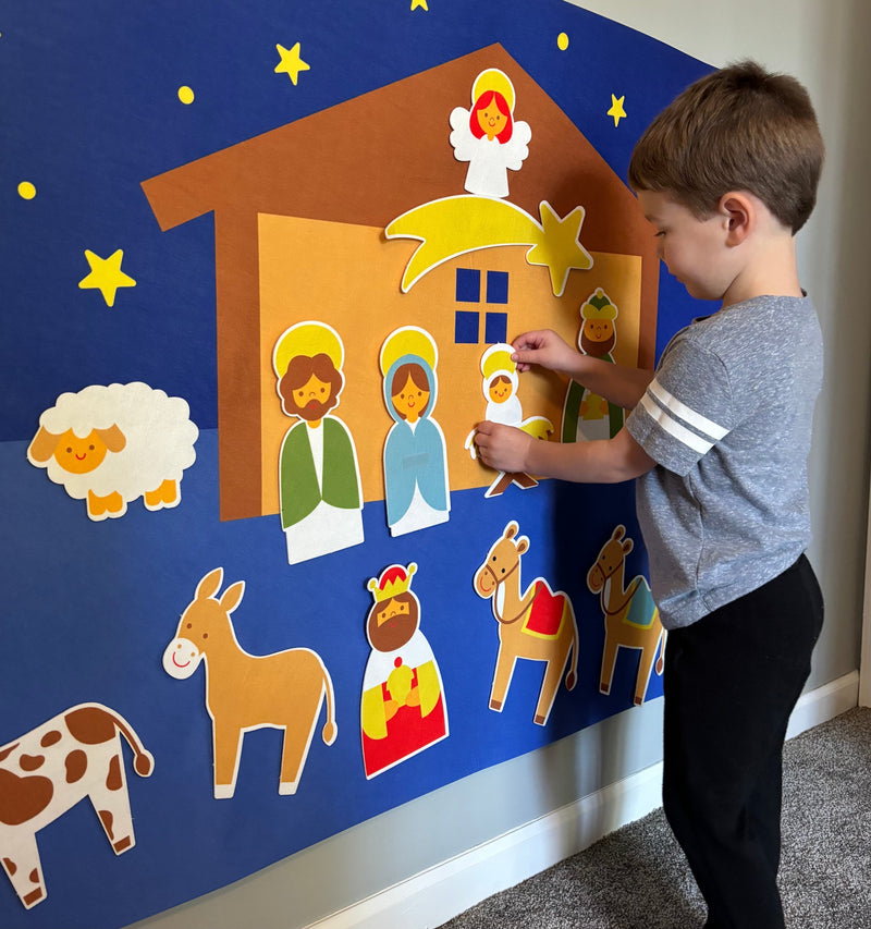 Vilt Kerststal voor gezamenlijke plezier en traditie – KinderKerst