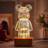 Magische 3D-Vuurwerkprojector Lamp - StarBear