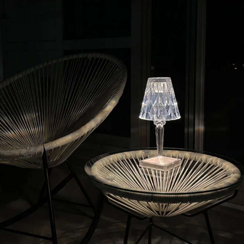 Chice Kristal-Design-Tafellamp – CrystalLuxe