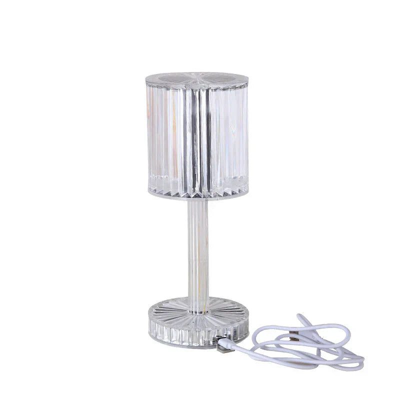 Dimbare Kristallen Tafellamp met Moderne Verlichting – Seraphine