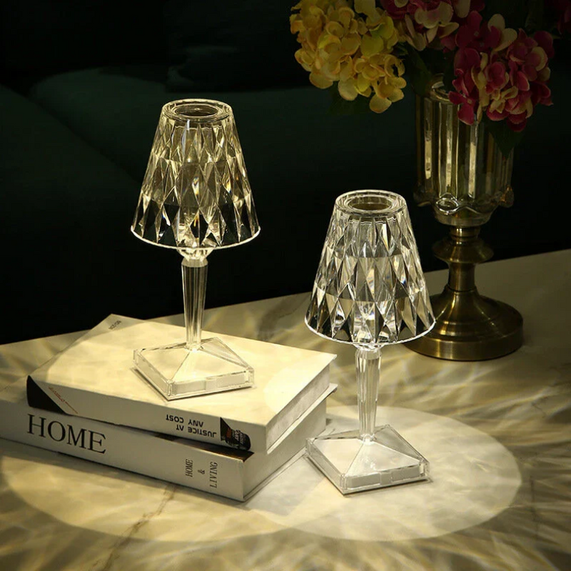 Chice Kristal-Design-Tafellamp – CrystalLuxe