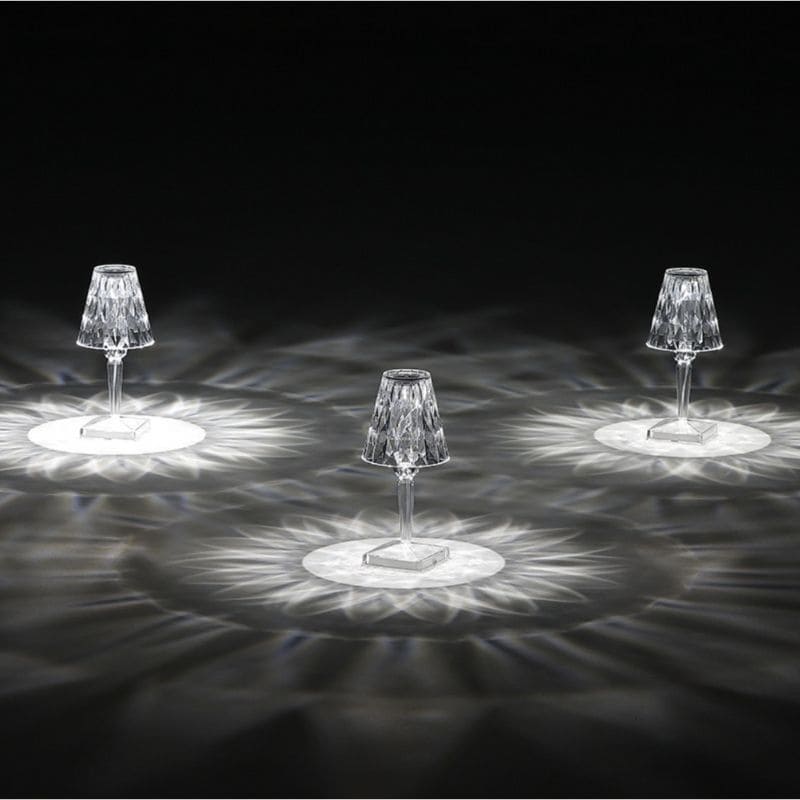 Acryl-Kristal-Tafellamp - LuxeGlow