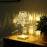 Chice Kristal-Design-Tafellamp – CrystalLuxe