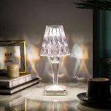 Kristallen Tafel Lamp met Touch Bedienning - LumeCrystal