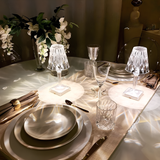 Kristallen Tafel Lamp met Touch Bedienning - LumeCrystal
