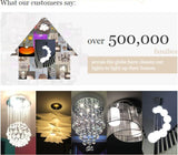 Noordse Design LED-Hanglamp | Kleurrijke glas- en koperverlichting voor slaapkamer, woonkamer & bar