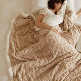 Dikke Winter Lamswol Deken - WarmWool