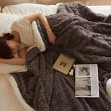 Dikke Winter Lamswol Deken - WarmWool