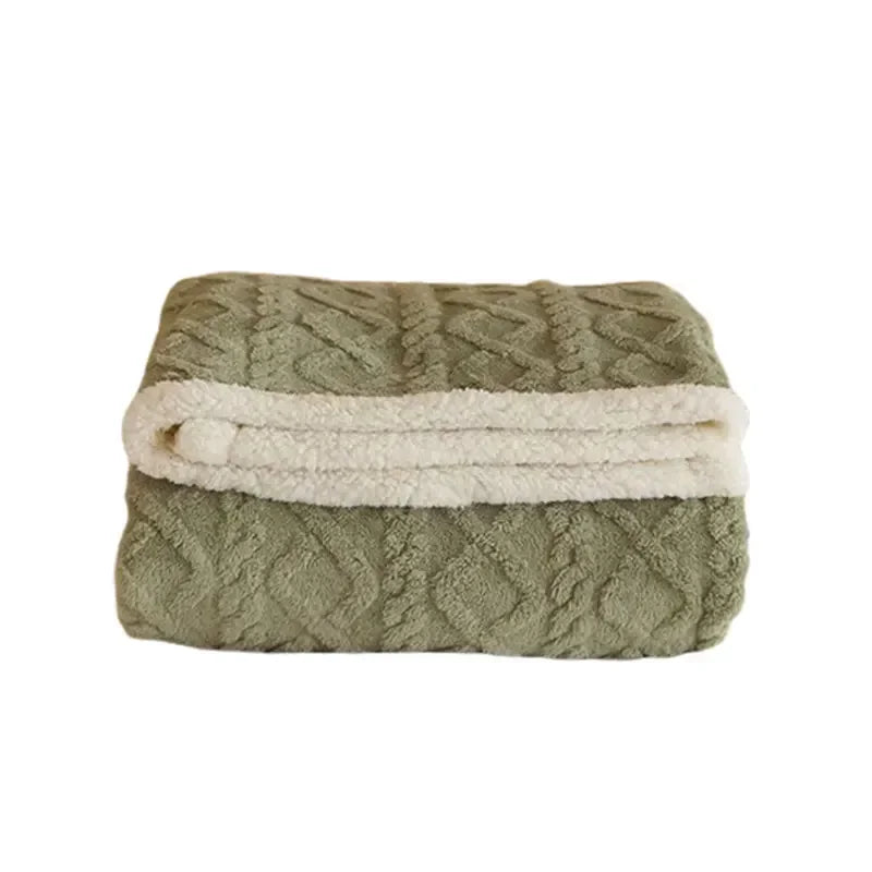 Dikke Winter Lamswol Deken - WarmWool