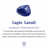 Anti-Angst Amethist, Lepidolith en Lapis Lazuli Armband - Aurora