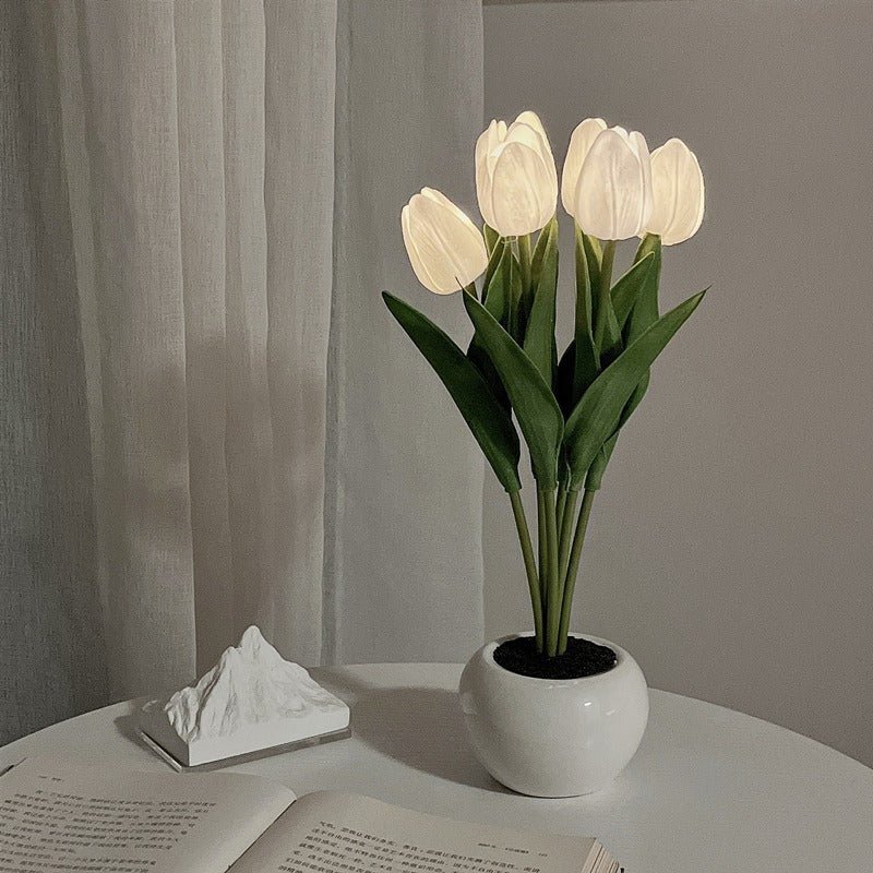 Decoratieve LED Tulp Tafel lamp – Florima