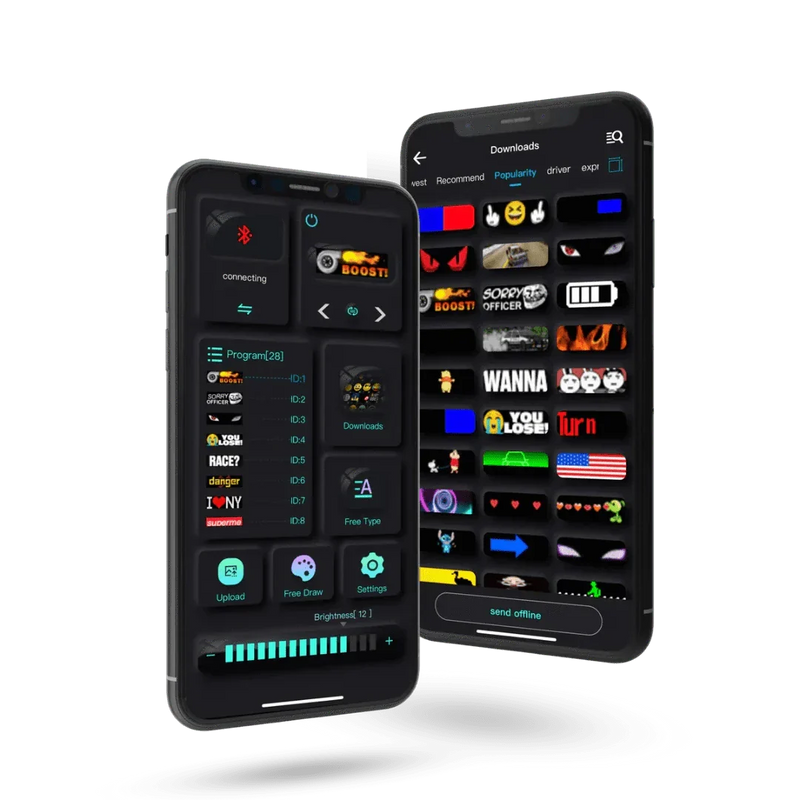 Aanpasbaar LED Auto-Display – GlowSign