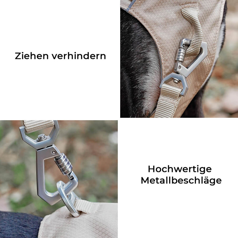Anti-Trek Hondenharnas met Multifunctionele Leash - AquaCool