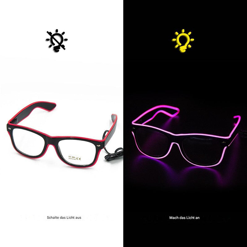 Gloeiende Neonbril - LumaGlow