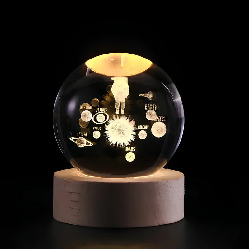 3D-gegraveerde Kristallen Bol - Celestia