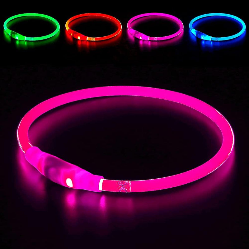 GlowSafe LED-Hondhalsband – Oplaadbaar USB-veiligheidslicht
