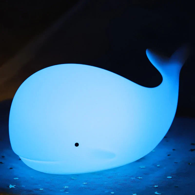Schattige Wal Nachtlampje met Kleurverandering - GlowWhale