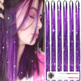 Glitterend Haar Tinsel Kit – Strengen van Glitter!