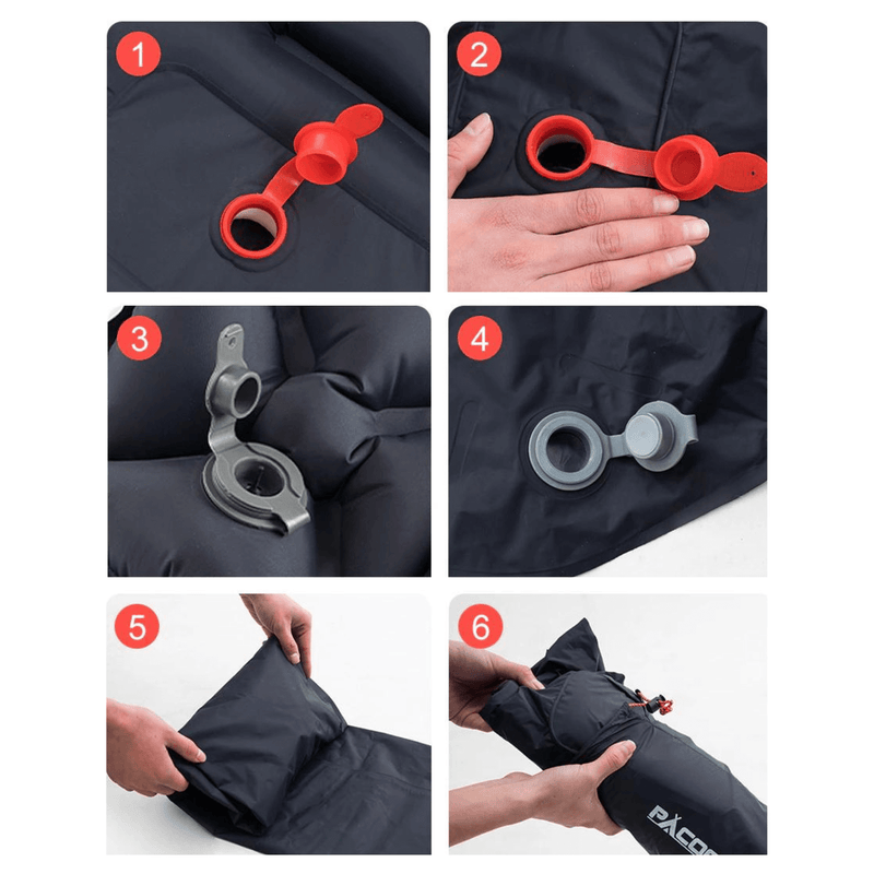 Ultralichte Waterdichte Slaapmat met Ingebouwde Pomp – AirRest